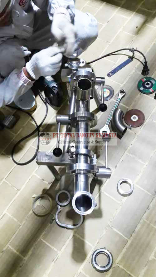 Instalasi Pipa Product Sanitari Stainless Stell