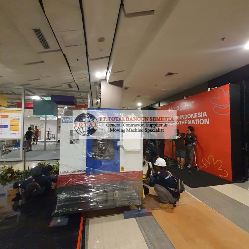 Support spindel dan Wrapping Mesin