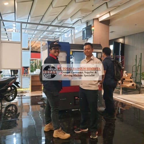 Support spindel dan Wrapping Mesin
