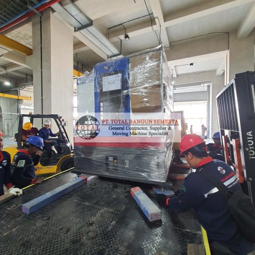 Support spindel dan Wrapping Mesin