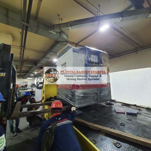 Support spindel dan Wrapping Mesin